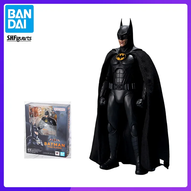 

In Stock Bandai S.H.F THE FLASH 2023 Batman Bruce Wayne Original Anime Figure Model Toys Boy Action Figures Collection Doll PVC