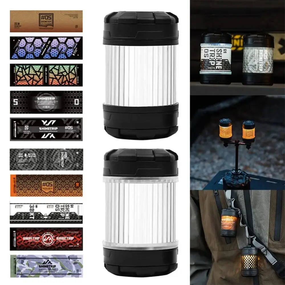 

Portable Rechargeable Camping Light Dimmable Magnetic Camping Lantern Multi-functional Rotatable Ambient Light Hiking