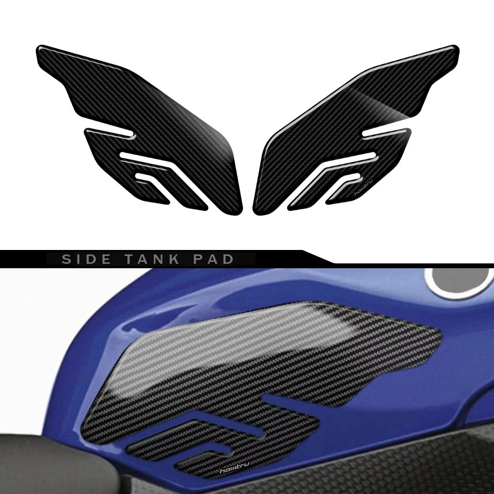 

Motorcycle Carbon Side Tank Pad Knee Grip for Yamaha YZF R6 2008-2016