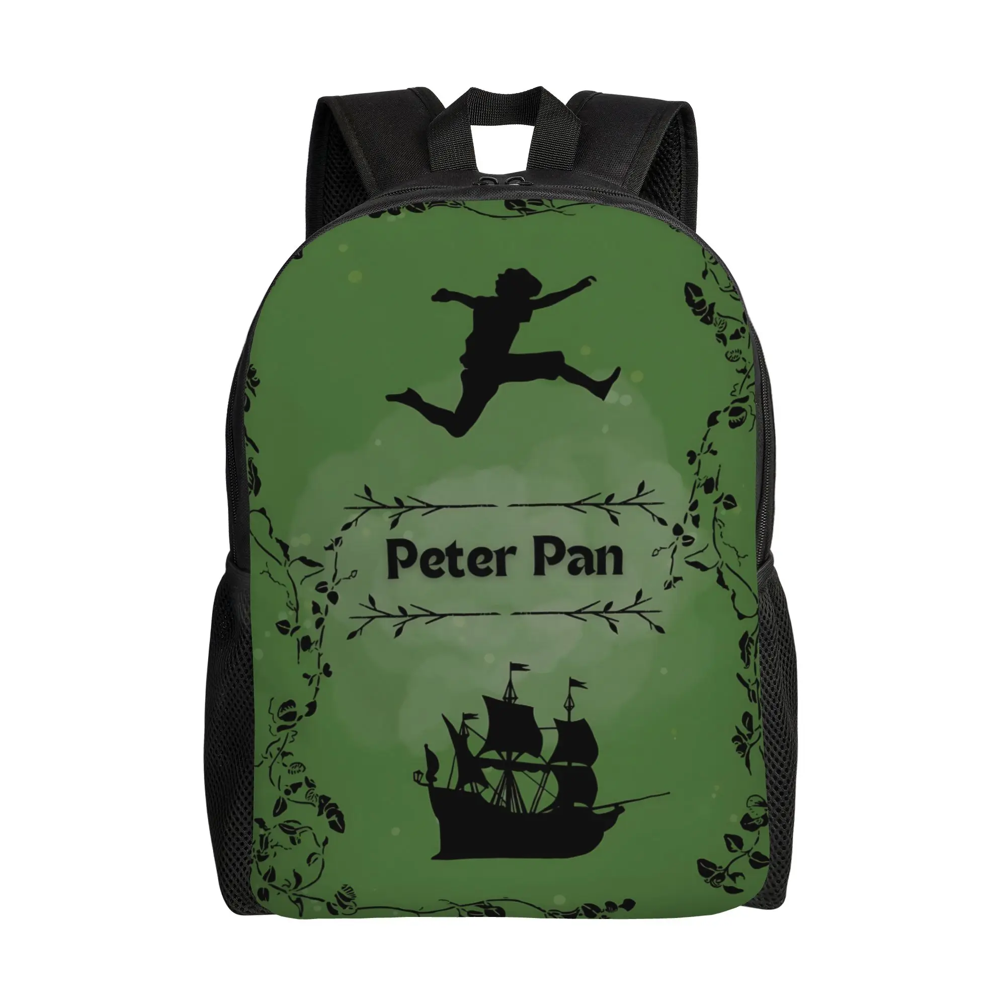 

1Piece Peter Pan Laptop Bag Thinking of a Happy Thought Backpack New Semester Begins