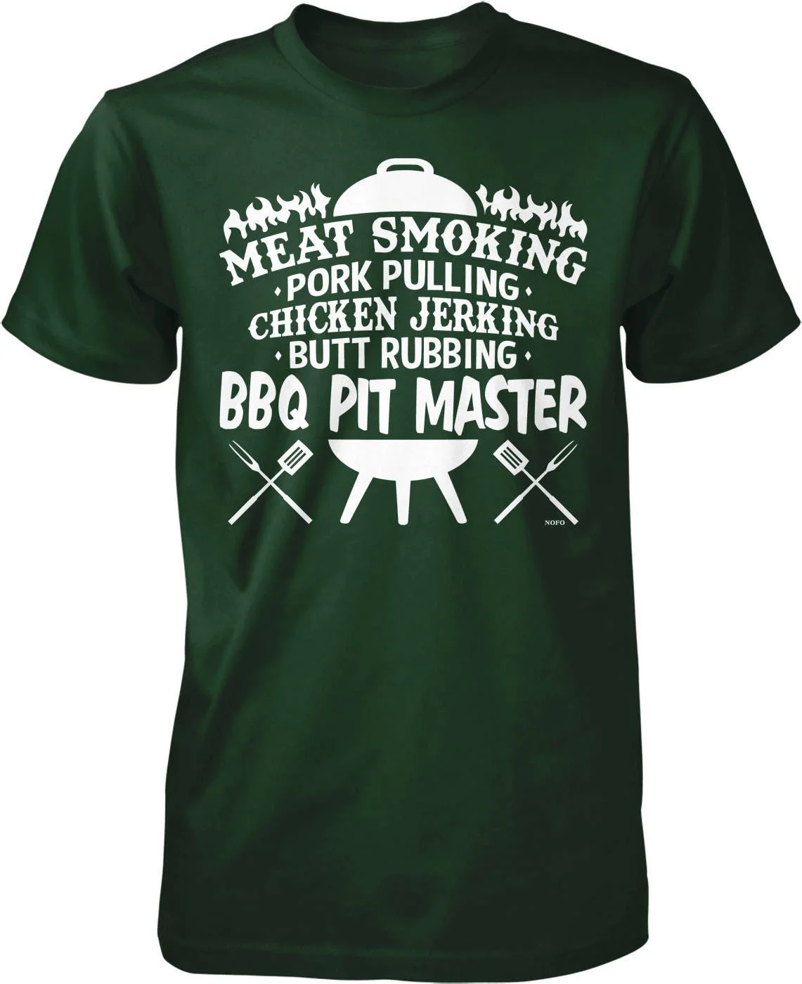 Meat Smoking Pork Pulling Chicken Jerking Butt Rubbing BBQ Pit Master Men's T shirt NOFO_01269