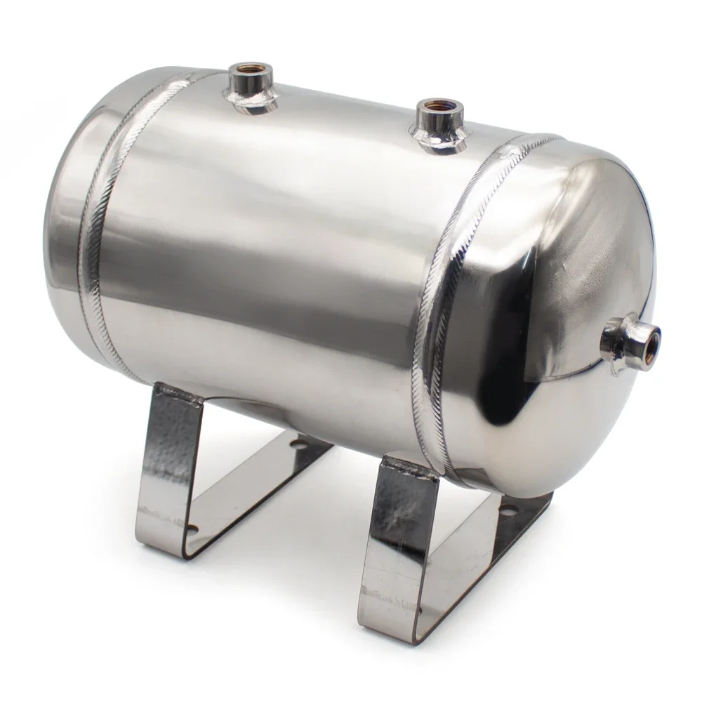 5L 304 Stainless Steel Air Tank, Air Compressor Pressure Tank Buffer Tank, G1/4 Interface
