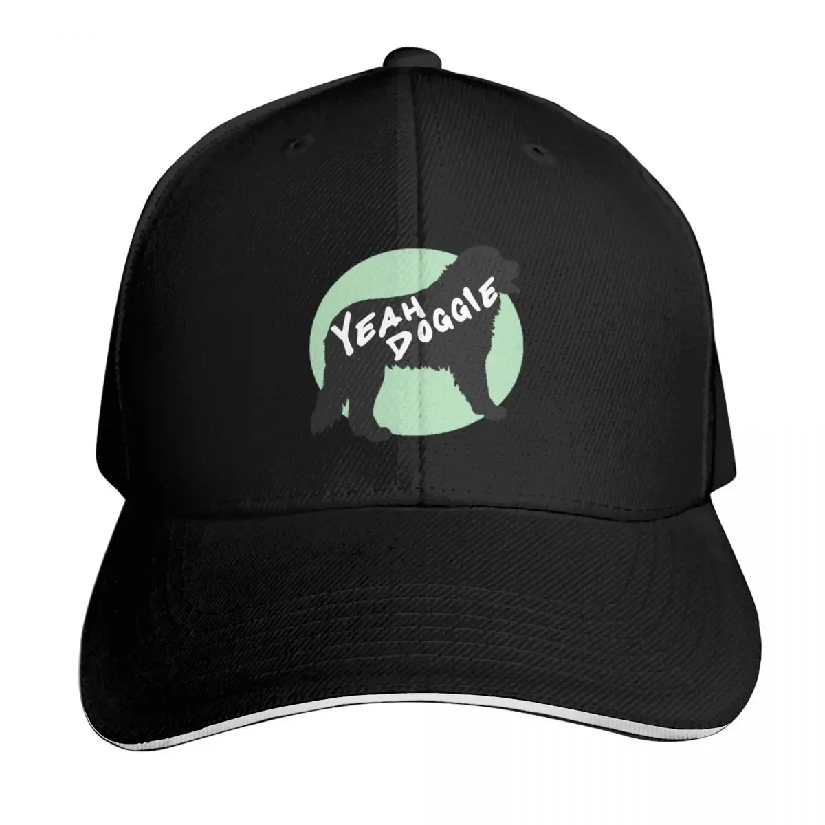 Yeah Doggie Baseball Cap Strapback Dad Hat Six Panel Structured Crown Sun Protection UPF 50+