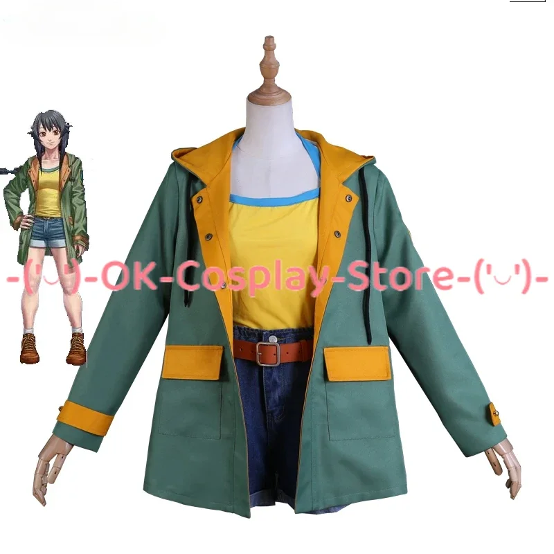 Spiel Raging Loop Serizawa Chiemi Cosplay Kostüm Frauen Nette Party Anzug Mantel Hemd Hosen Halloween Karneval Uniform Nach Maß