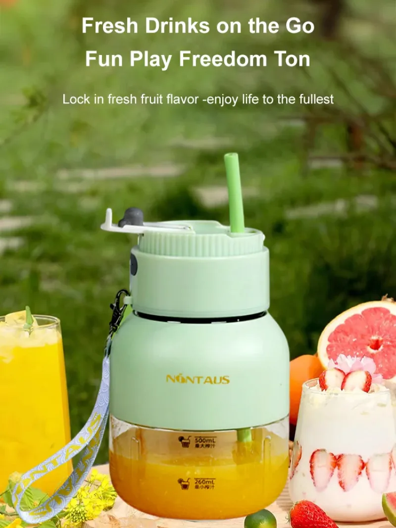 

Summer Portable Juice Cup Threeuse Big Belly Cup Cute highcolor value largecapacity juicing cup