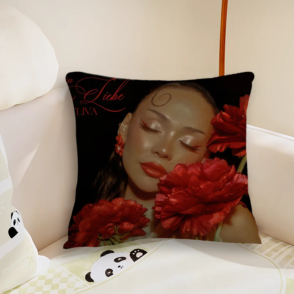 Singer A-Ayliva in liebe Pillow Case Living Room Sofa Cushion Cover Suitable For Home Bedroom Room Decoration