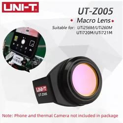 Z005 Macro Lens for Smartphone Thermal Camera UTi720M UTi721M UTI256M UTI260M, IR Lens for Electric Maintenance & Product Evalua