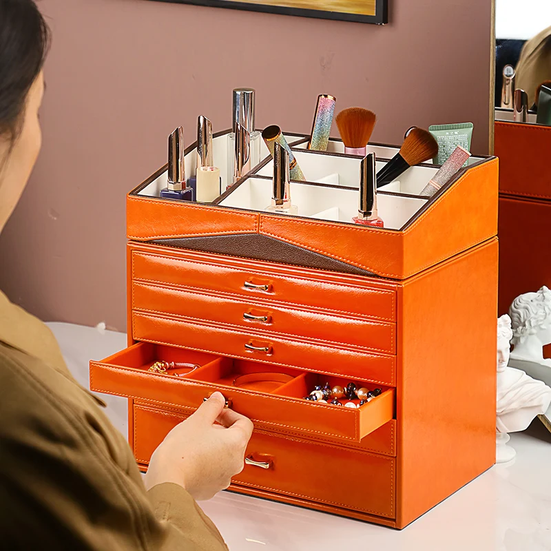 Jewelry Organizer with 3 Drawers Jewelry Storage Collection Box for Earring Ring Necklace Watch