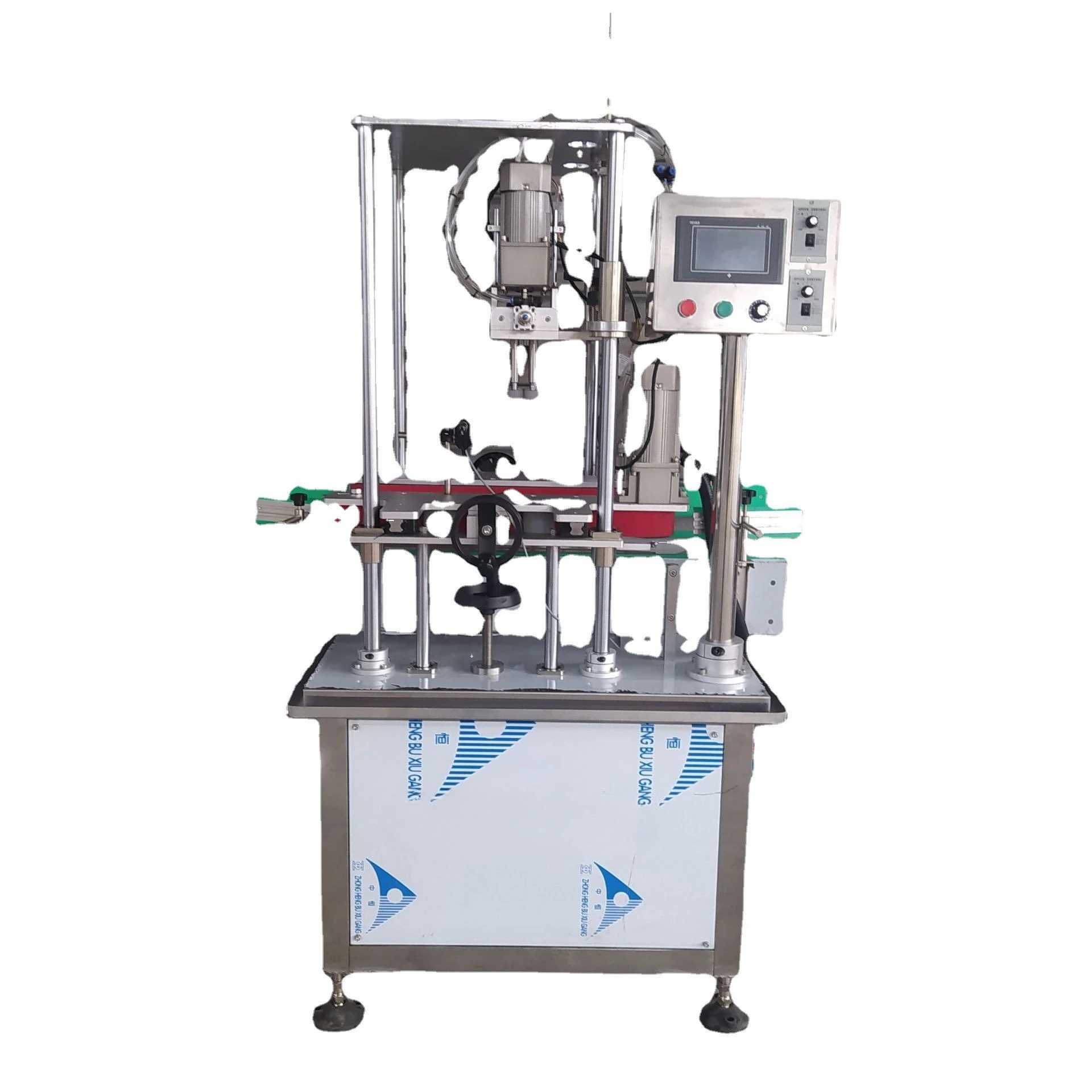 

Automatic four-wheel cap rubbing machine, sealing machine, automatic cap hanging plastic cap, glass water, mineral water