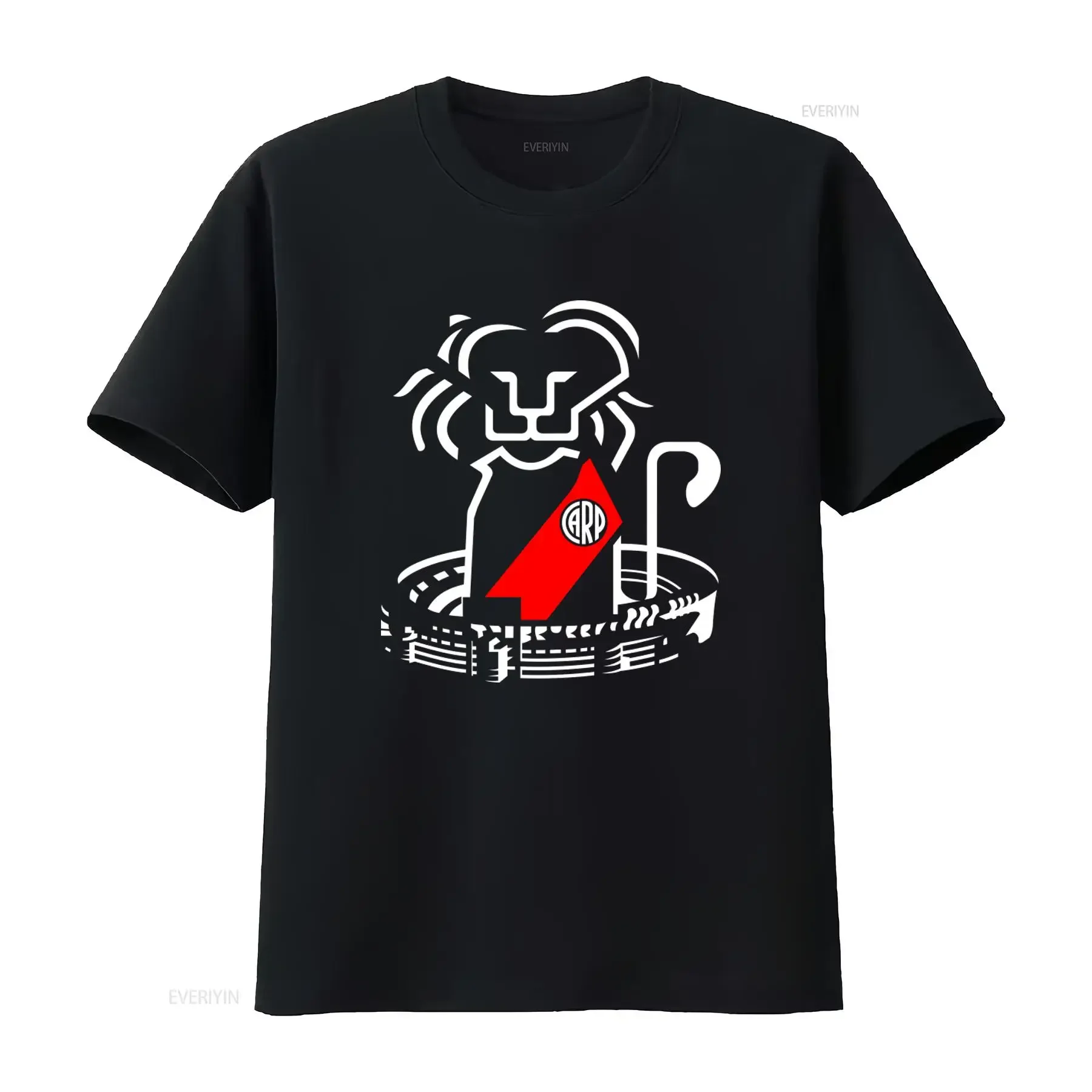 Camiseta Cool Club Atletico River Plate Gainsboro con estampado Hipster, cómoda para hombre, estilo vintage, lavada, informal, transpirable y elegante