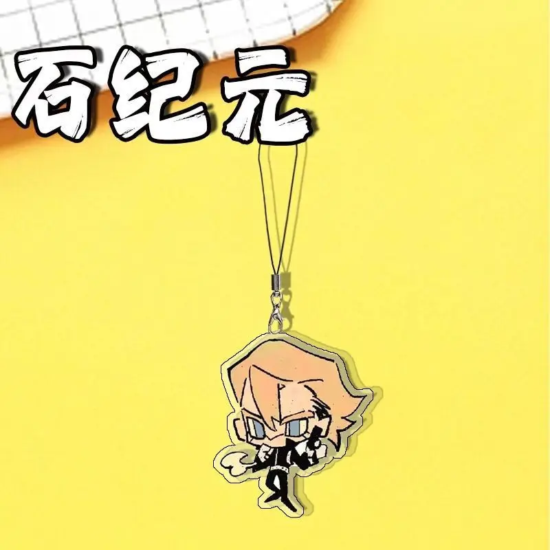 Anime Dr.STONE Ishigami Senkuu Gen Asagiri Acrylic Phone Lanyards Phone Charm Decoration Backpack Accessories - view 4
