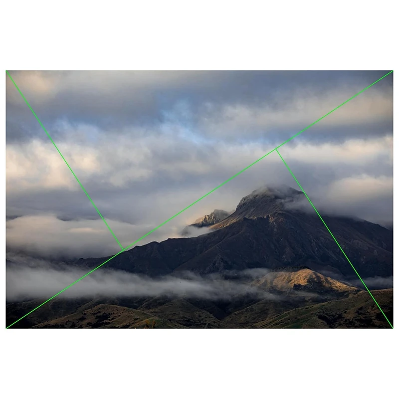 Golden Triangle Composition Tool Viewfinder/Viewer Photography/Painting/Drawing Credit Card Size Acrylic 1Set