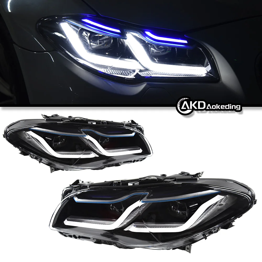 Car Lights For BMW F10 F18 5 Series 2011-2016 LED Auto Headlight Assembly Upgrade Newest M5 Competition LHD RHD Accessories