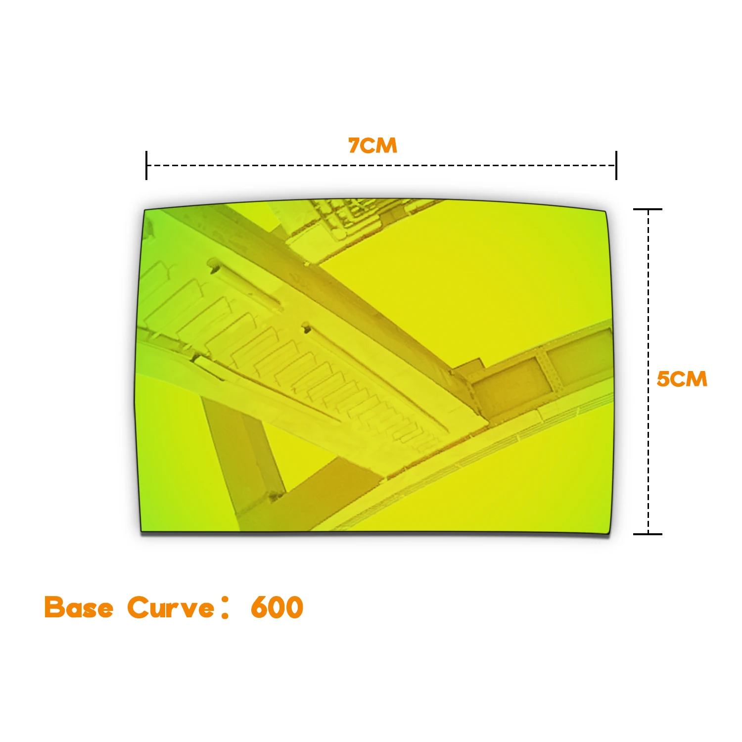70*50*1.5mm TAC Multicolor Polarized Sunglasses Lens Women Men  for Uncut Lens Polarized Lenses