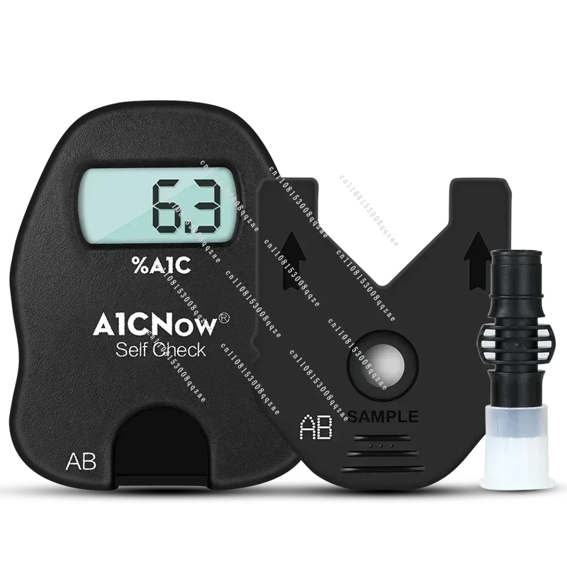 PTS Diag-nostics HbA1c Now+ System Professional Home Test Kit Bl-ood Glu-cose Moni-tor4 Test Strips