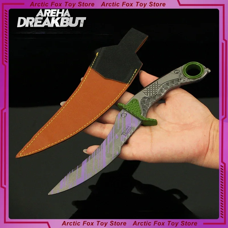22 cm Arena Breakout Game Randapparatuur Rapid Attack Kromzwaard Weapo Model Legering Mes Ornamenten Collectie Ambachten Geschenken Speelgoed Kinderen