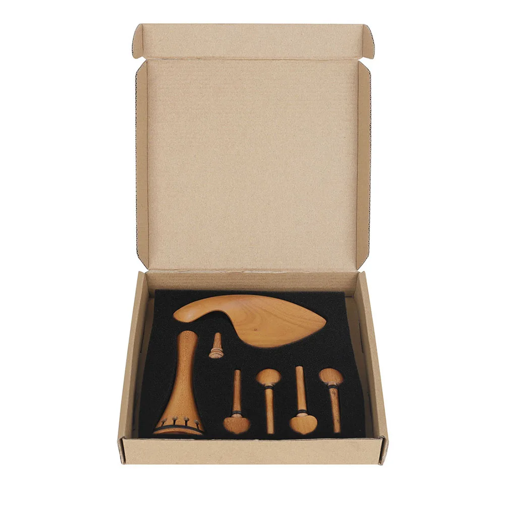 1 세트 바이올린 유지 보수 액세서리 전문 바이올린 테일피스 튜닝 페그 엔드 핀 턱 홀더 Fiddler 도구에 적합