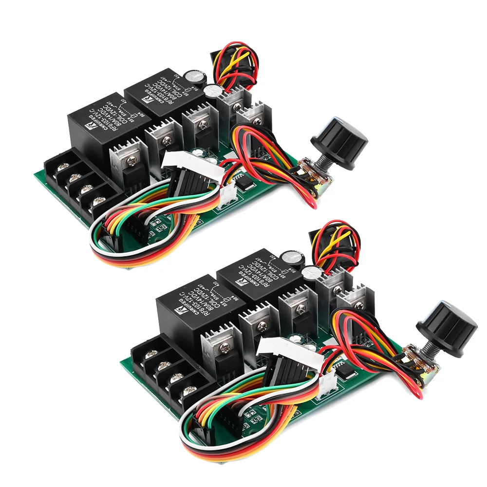 12V 24V 36V 48V 60A DC10 -55V PWM DC Motor Speed Controller Digital LED Display 0 -100% Adjustable Drive Module