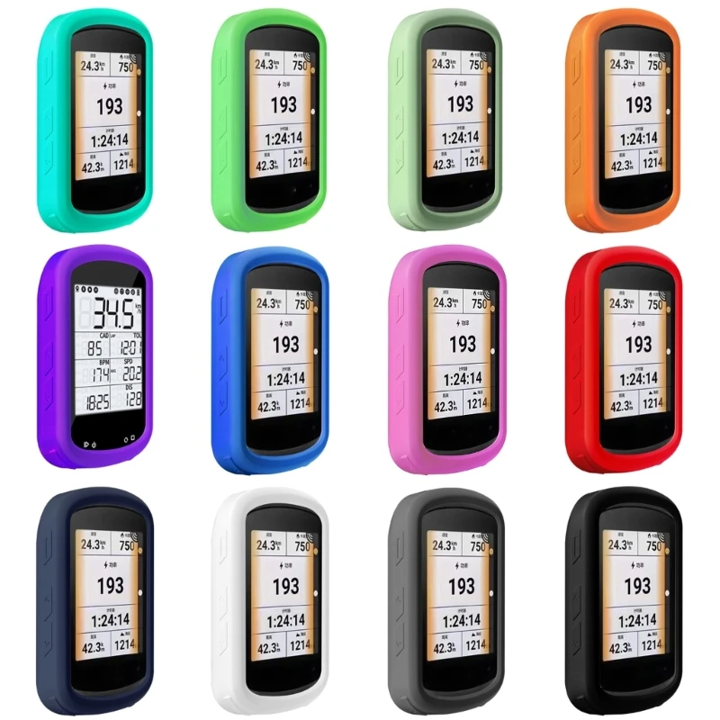 573A Skin-friendly Drop Resistant Anti-Drop Silicone Protective Case Compatible for-Garmin Edge 840 Premium-GPS Bike Computer