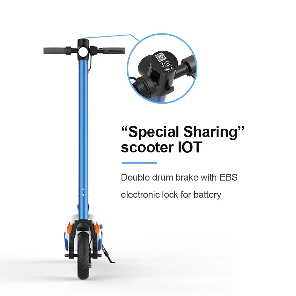 Public e scooter sharing solution built-in Omni 4g IoT device GPS tracking sharing electric scooter