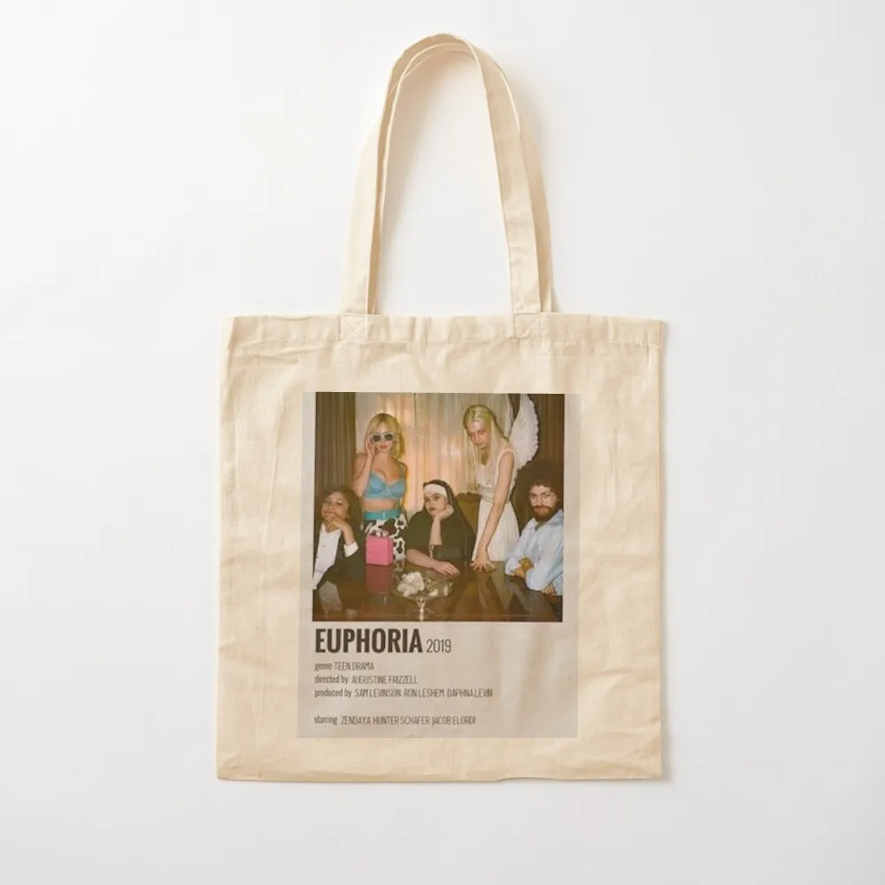 euphoria show poster Tote Bag shopper bags for women reusable grocery bags tote bags cloth tote bag custom