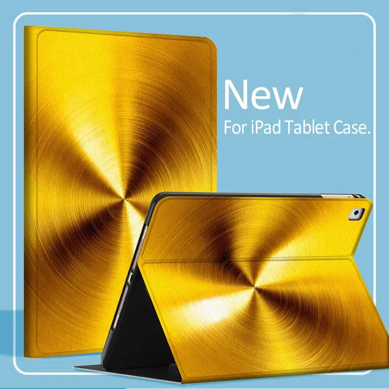 

Металлический чехол с узором для iPad Pro, Air, Mini 1, 2, 3, 4, 5, 6, 7, 7th, 8th, 9th, 10th, 11th, 10.2, 9.7, 10.5, 10.9, 11 дюймов