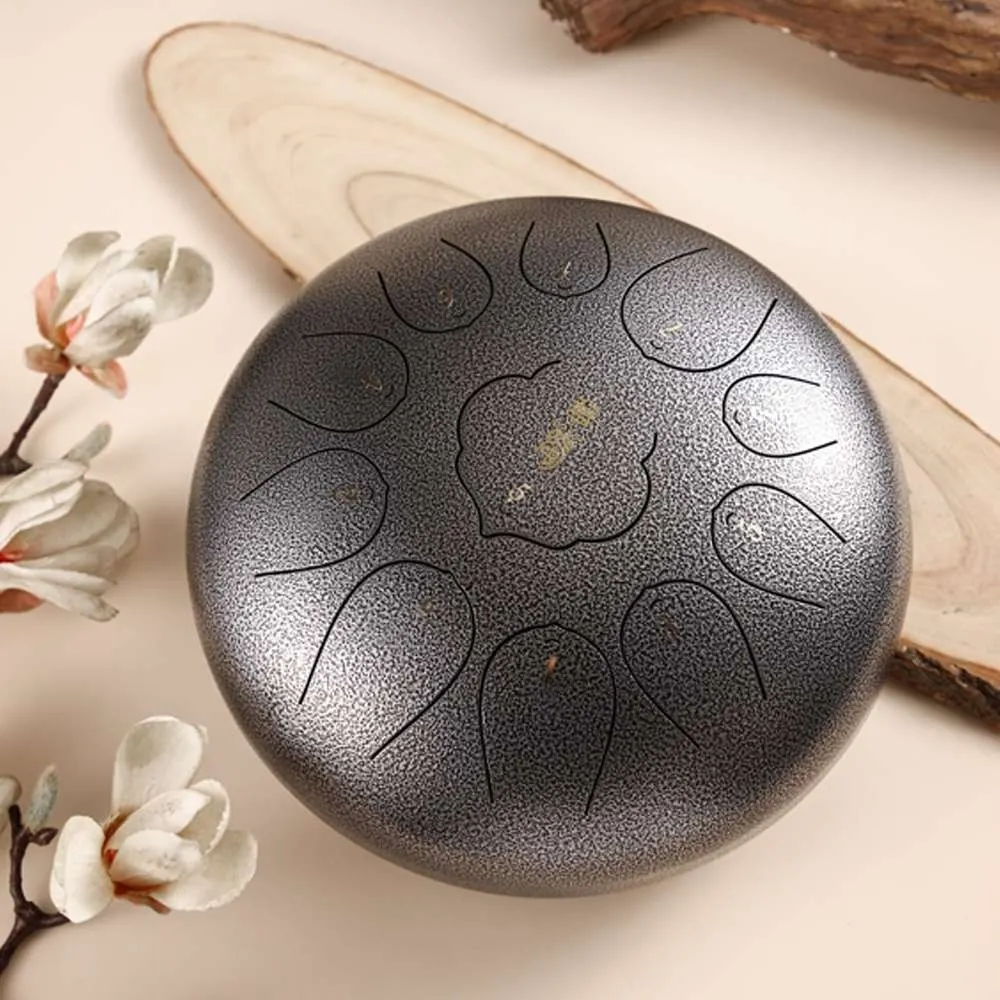 12 بوصة 11 نغمة الصلب اللسان طبلة صغيرة اليد عموم الطبول مع أفخاذ قرع الآلات الموسيقية