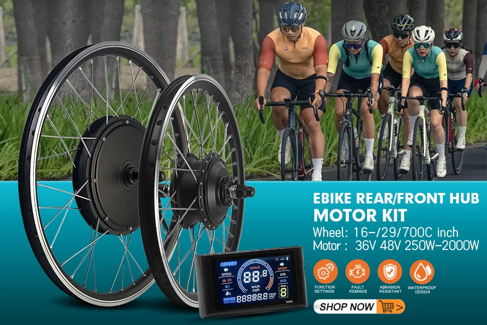 Elektrofahrrad JN 36V/48V 15A/17A/22A/25A/30A/35A Sinuswellen-Controller SM-Stecker mit S966-Display für Elektrofahrrad-Zubehör – Detail 1