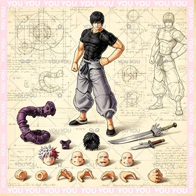 

Adults Fun Original BANDAI Jujutsu Kaisen Anime Fushiguro Toji S.H.Figuarts Anime Figure Action Figurine Model Figuarts