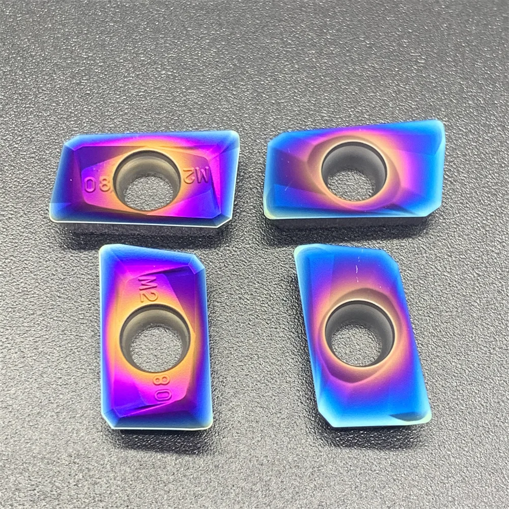 High Quality Carbide APMT1604PDER-H2/M2 Turning Tool Blue Flame Series CNC Milling Blades APMT1604 M2 LY7010 APMT1604 H2 LY7010