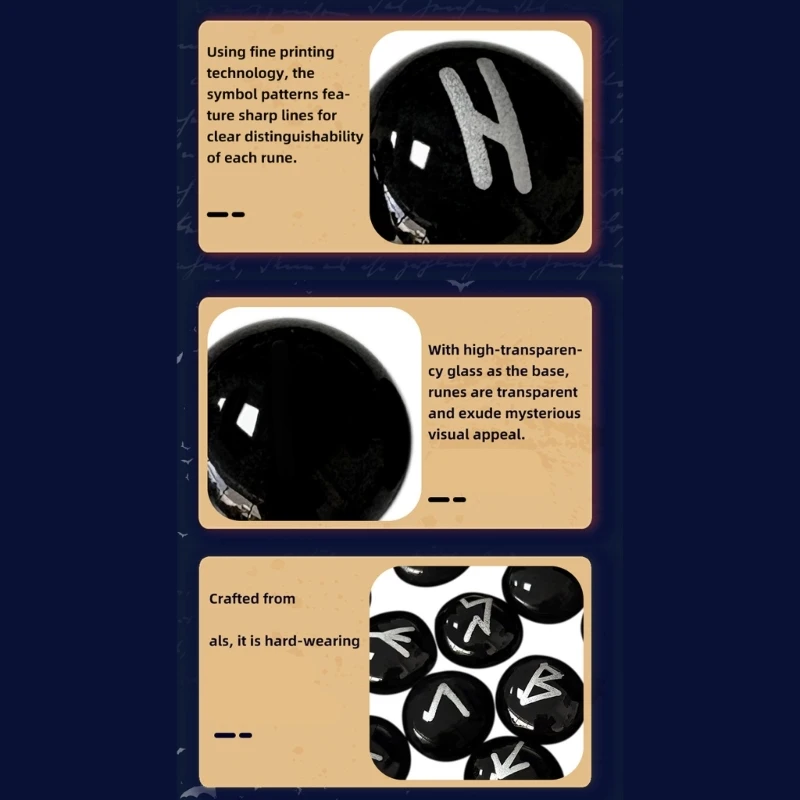 

Мистики руны камнями obsidians стеклянные сигилы гравируют духовное руководство инструмент Jome