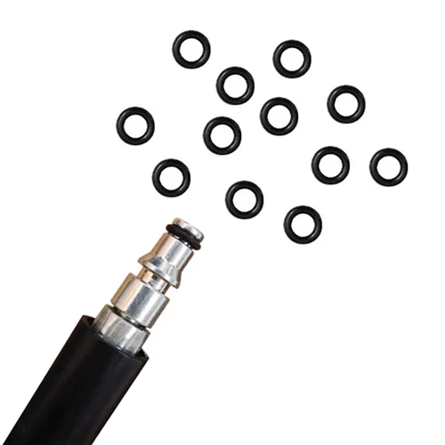 Imagen 1 del producto Pistola de agua de alta presión, salida de limpieza, junta tórica, anillo de goma, accesorios negros para máquina de lavado de coches, accesorios para pistola de agua de belleza para coche