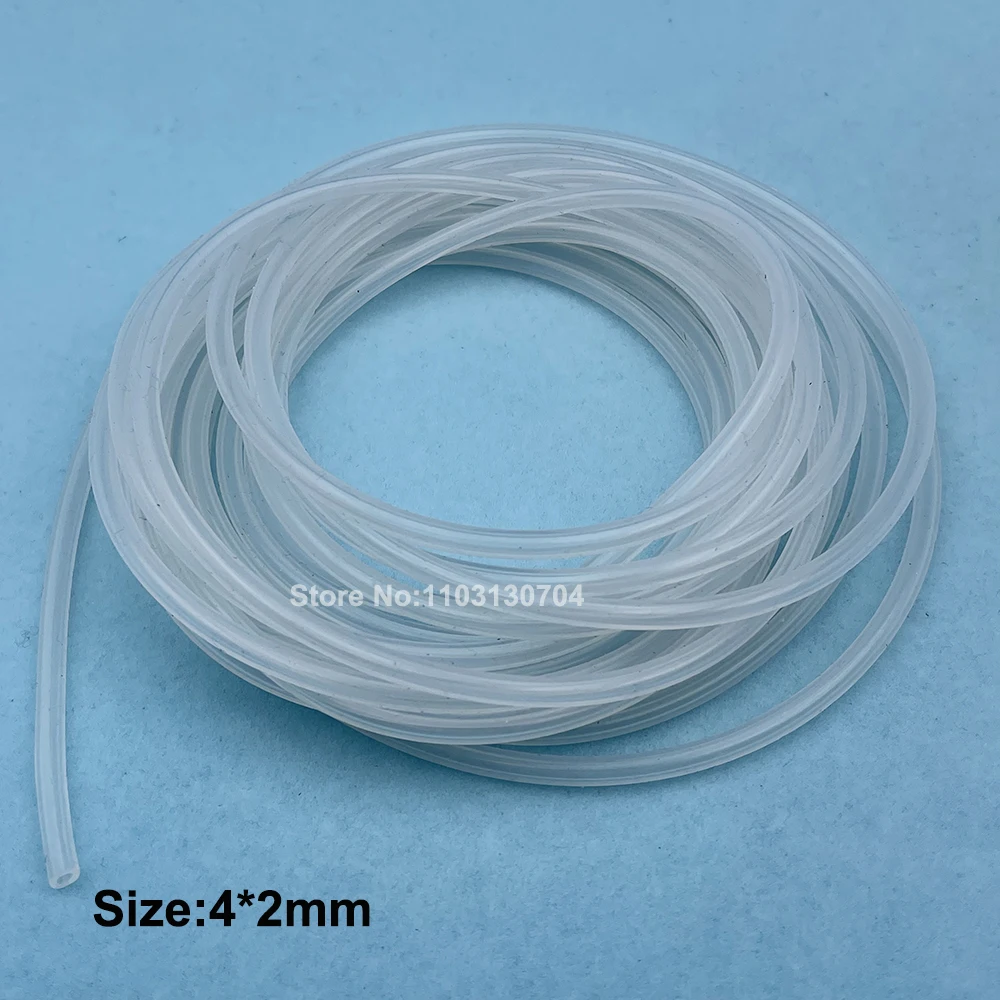 5meter Silicone Soft Ink Tube Pipe Hose 4*2mm 5*3mm 6*4mm Tubing for Ink Pump Cap Top Syringe Roland Mutoh Mimaki Xuli Printer