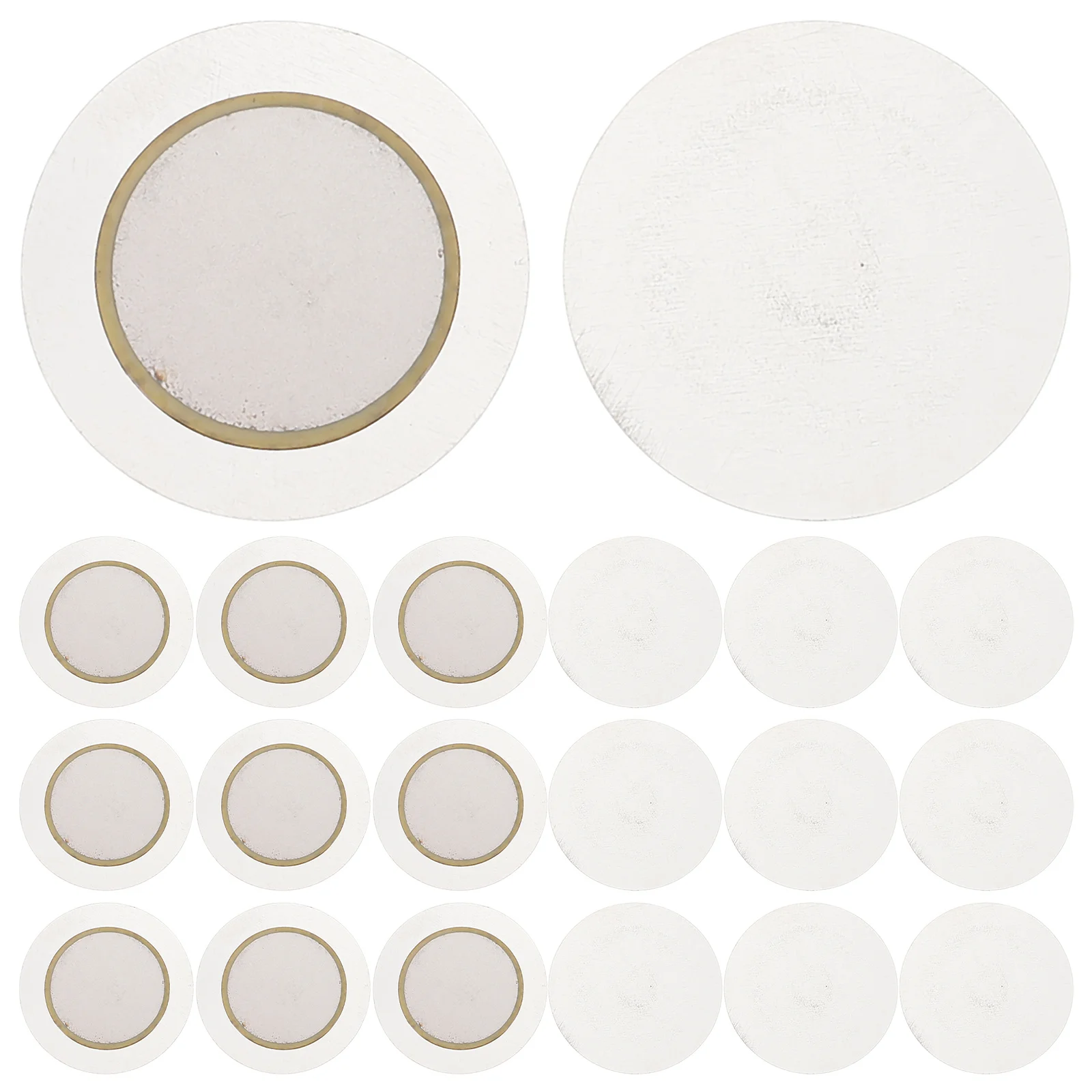 

30Pcs Guitar Acoustic Piezoelectric Pickup Buzzers Transducer Low Power Guitar Accessory Metal Buzzer Piezo Disc