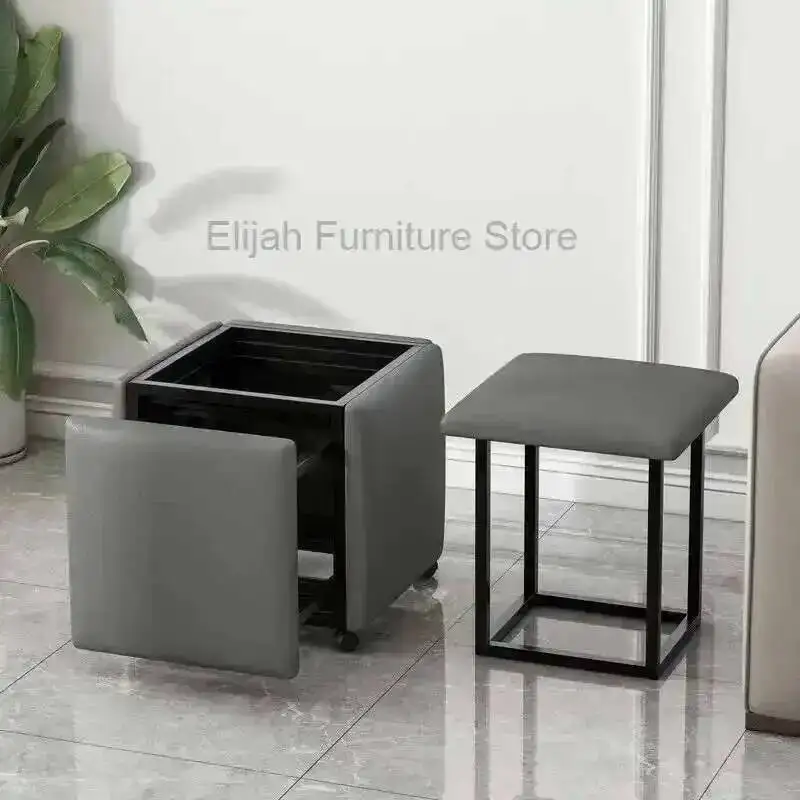 Storage Home Living Room Combination Stool Stool Multifunctional Rubik's Cube Stool Can Be Moved To Save Space Vanity Chair