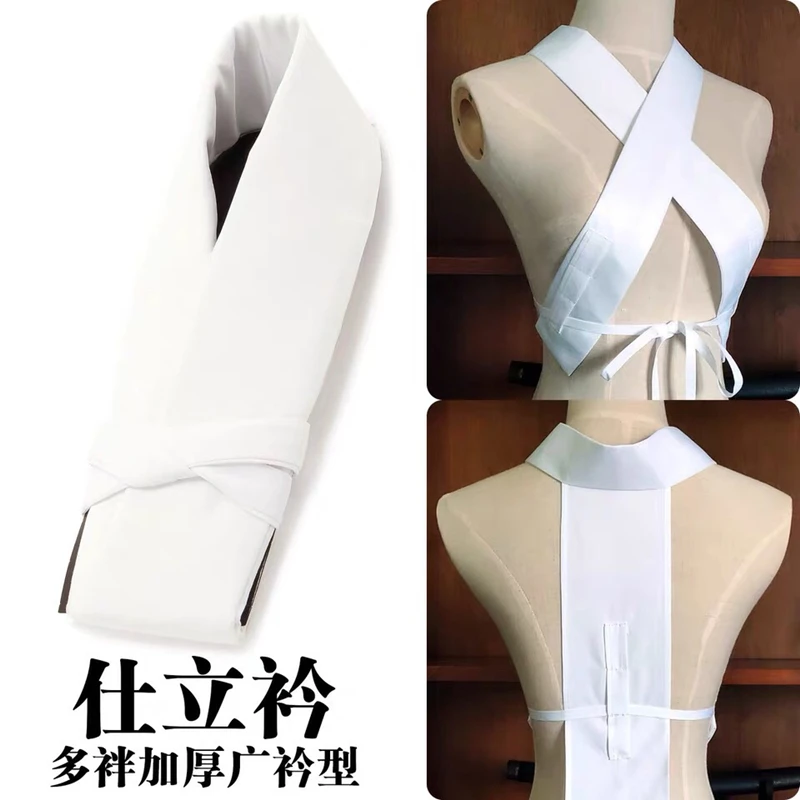 

Women's Kimono Fake Collar Dress and Accessories Undershirt Thicken And Widen Free Size White Color