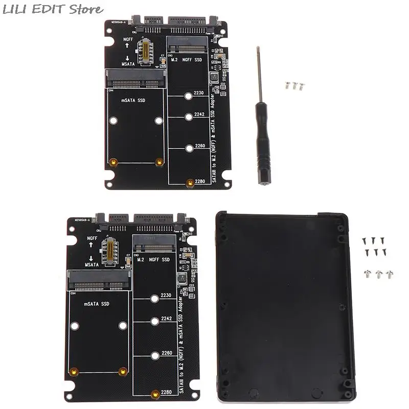 하드 디스크 어댑터 보드, 2.5 인치 SATA 60Gbps-M2 NGFF SATA SSD MSATA SSD 어댑터