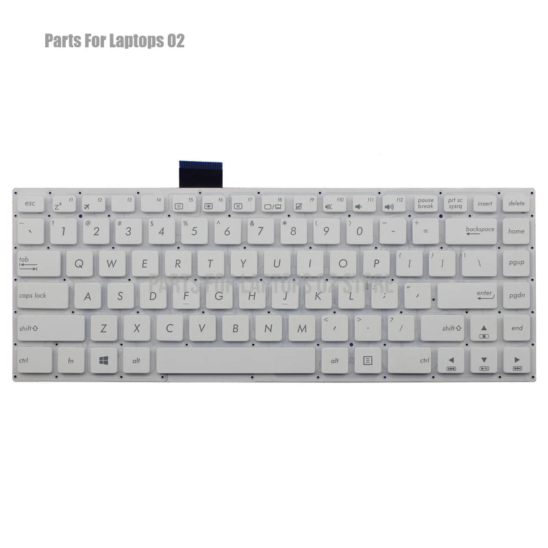 p+New For ASUS E402 E402MA E402SA L402 L402SA R417 R417SA White Laptop US Keyboard