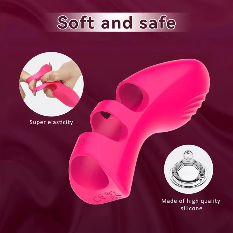 Finger Vibrator 10 Modes G spot Clitoris Massager For Women Masturbation Erotic Sex Toys Vibrating Egg Couple Flirting Adult 18