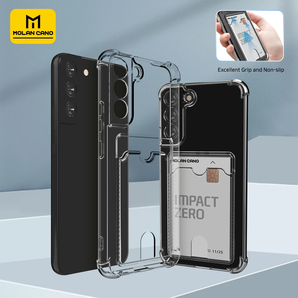 Soft Silicone Wallet Clear Wallet Case For Samsung Galaxy A54 A52 A52 A42 A34 A33 A32 A24 A23 A82 G4 5G M23 M33 M53 Card Holder