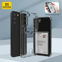 Soft Silicone Wallet Clear Wallet Case For Samsung Galaxy A54 A52 A52 A42 A34 A33 A32 A24 A23 A82 G4 5G M23 M33 M53 Card Holder