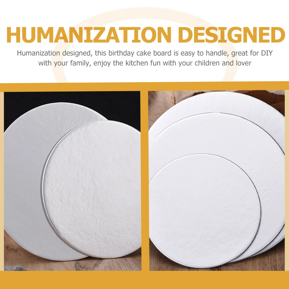 

24pcs Round Cake Mat Sturdy Cardboard Bases Disposable Wedding Decor Birthday Party Accessories Cake Display Base Plates
