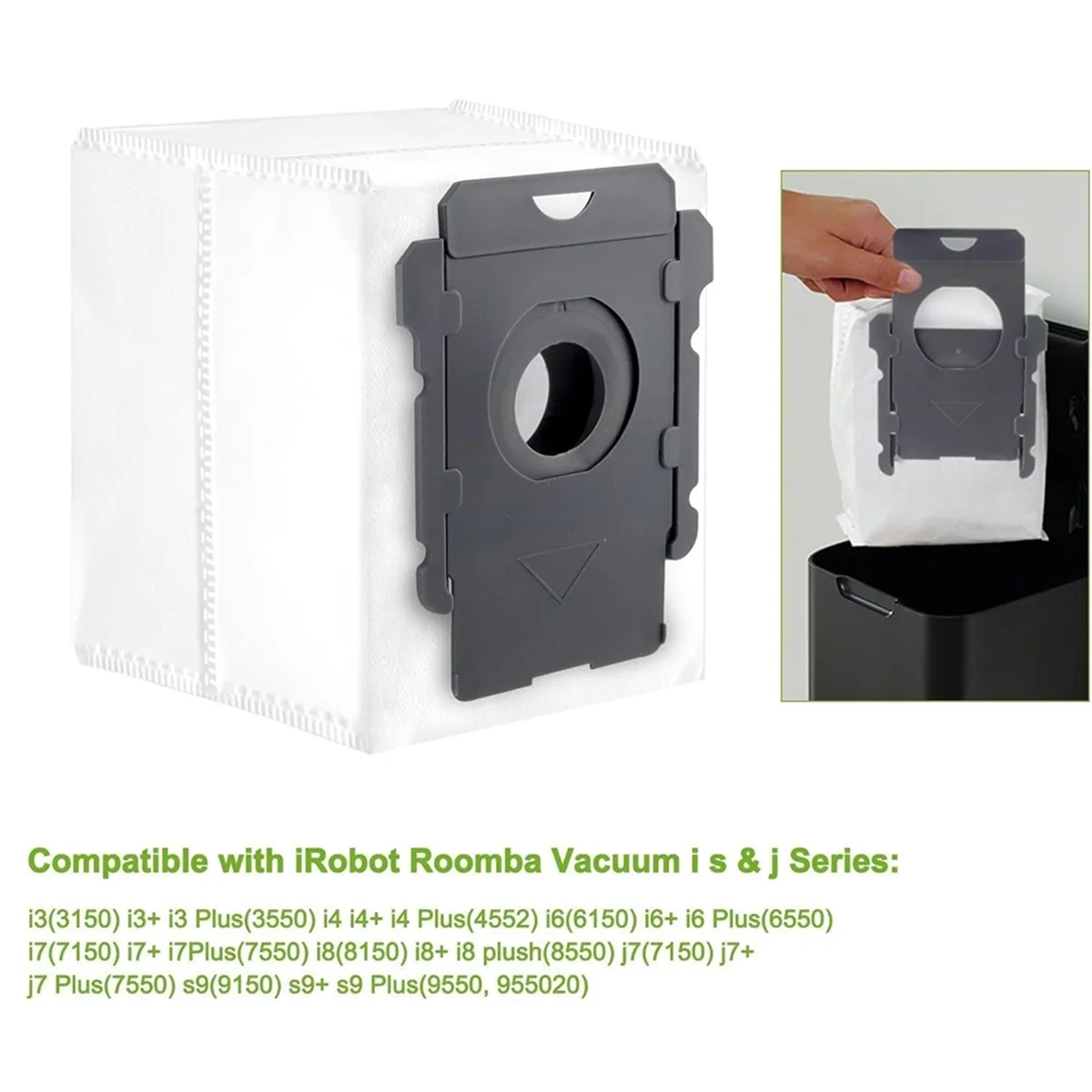 12pcs Vacuum Bags Replacement for IRobot Roomba I1+ I2+ I3+ I4+Combo I5+ I6+ I7+ I8+ J5+ J6+ J8+ S9 Vacuum Cleaner image 3