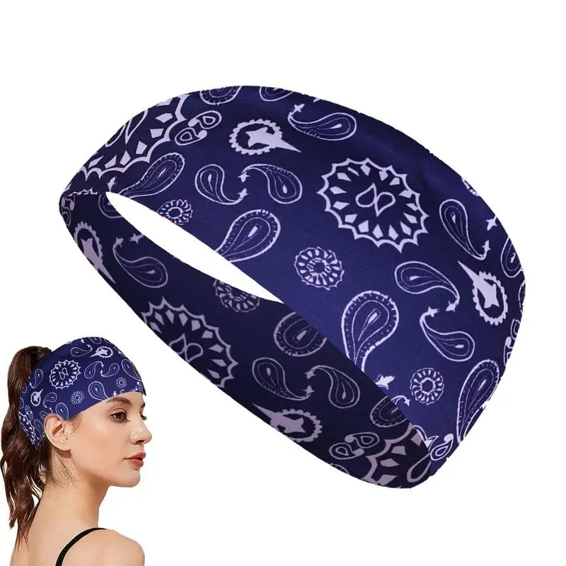 Running Headband Athletic Headband Hemiyan Style Quick Absorbent Comfortable Breathable Moisture Wicking Headband With