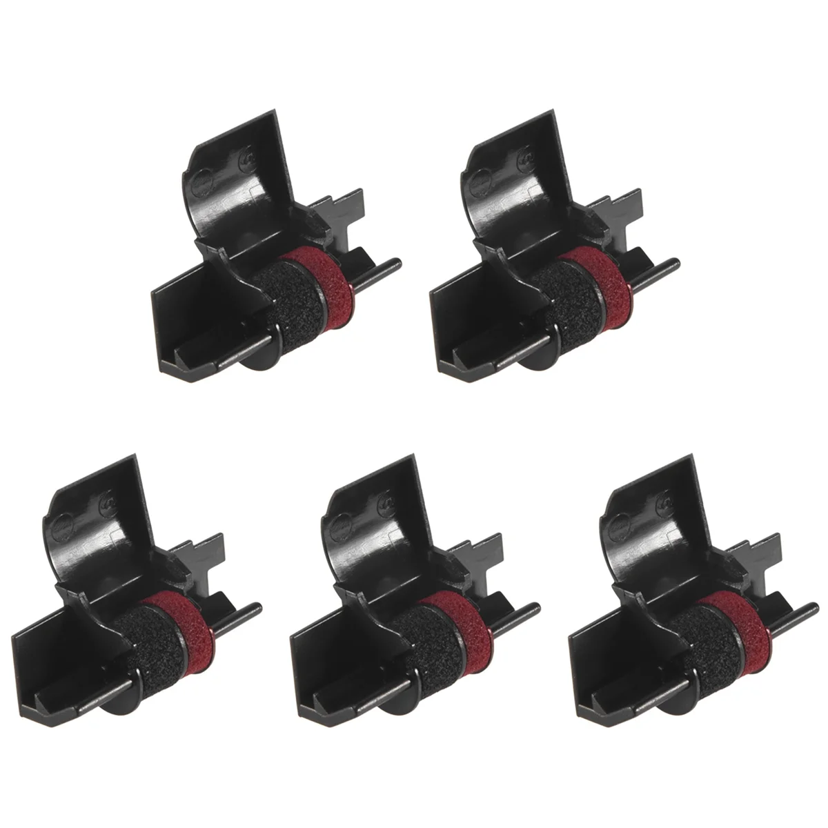 ABZL IR-40T (5 Paket) Rol Tinta Pita Printer Kalkulator Kompatibel - Hitam & Merah
