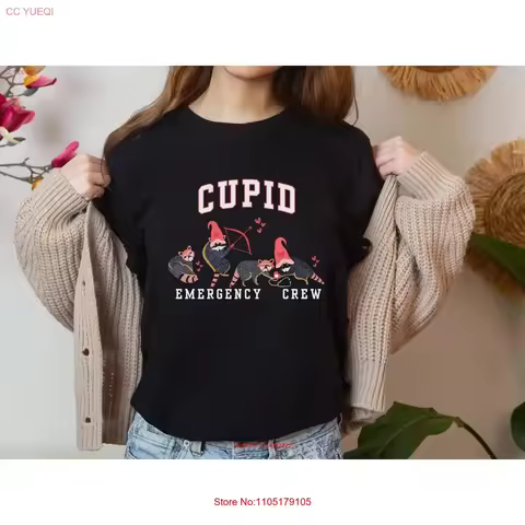 Raccoon Valentine T Shirt for Emergency Department Nurse Cupid Funny ER vintage Washed Stretched fashion graphic