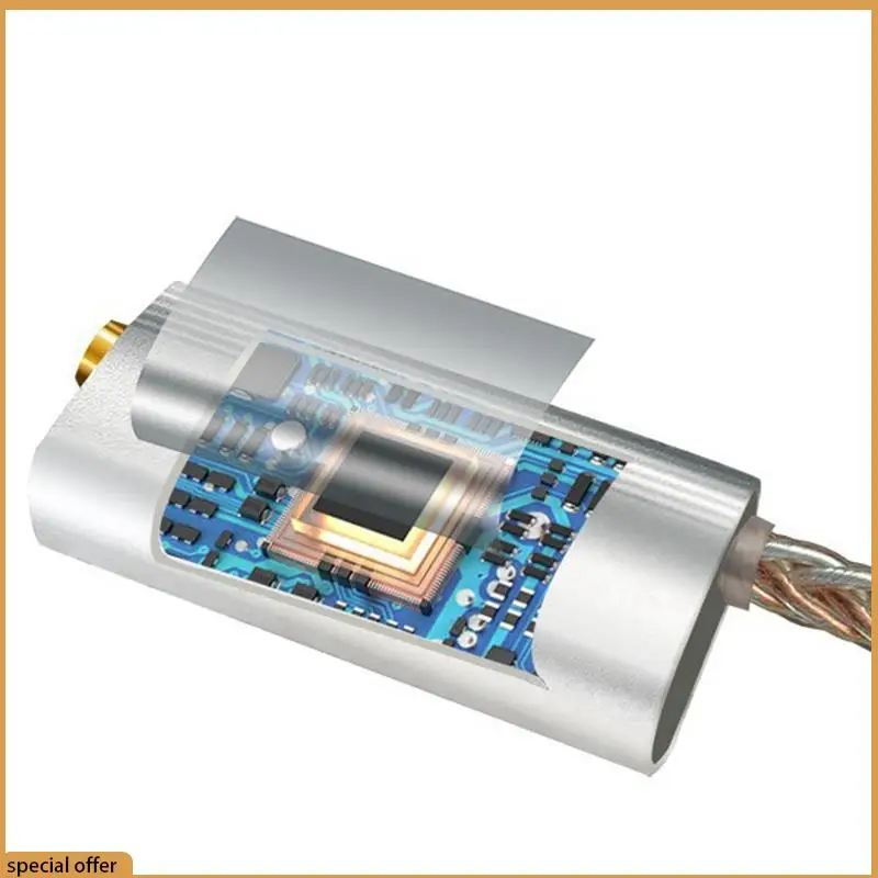 A68Z CX31993 Hifi DAC Headphone Amplifiers Audio Decoding AMP Adapter Sound Card Digital Decoder 32Bits/384Khz For Iphone IOS