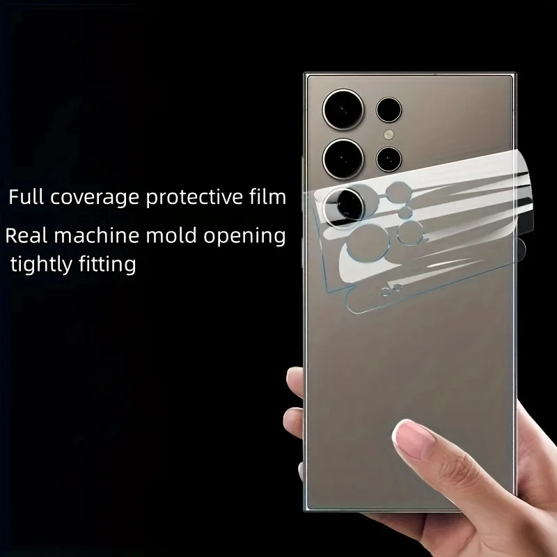 Full Cover Back Film Hydrogel Film for Samsung S25/24Ultra Plus Back Film  Soft Back Hydrogel Film Frame Protective Cover
