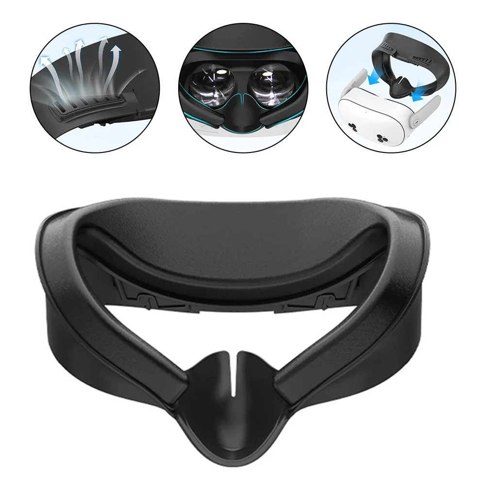 VR Face Pad สําหรับประสบการณ์ Quest 3S พร้อมการเปลี่ยนอินเทอร์เฟซใบหน้าที่สะดวกสบายขยาย Face Pad อุปกรณ์เสริม VR