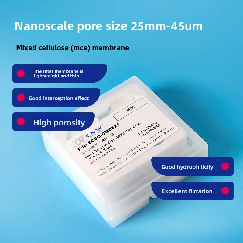 Optimization of CNW Organic Phase Nylon 66 Membrane Water Phase Mixed Cellulose Membrane SCEQ Microporous Membrane